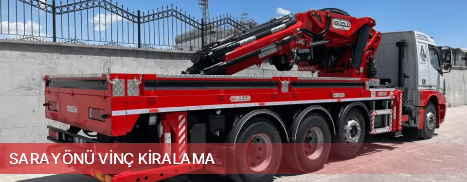 Sarayönü İlçemi Vinç Kiralama